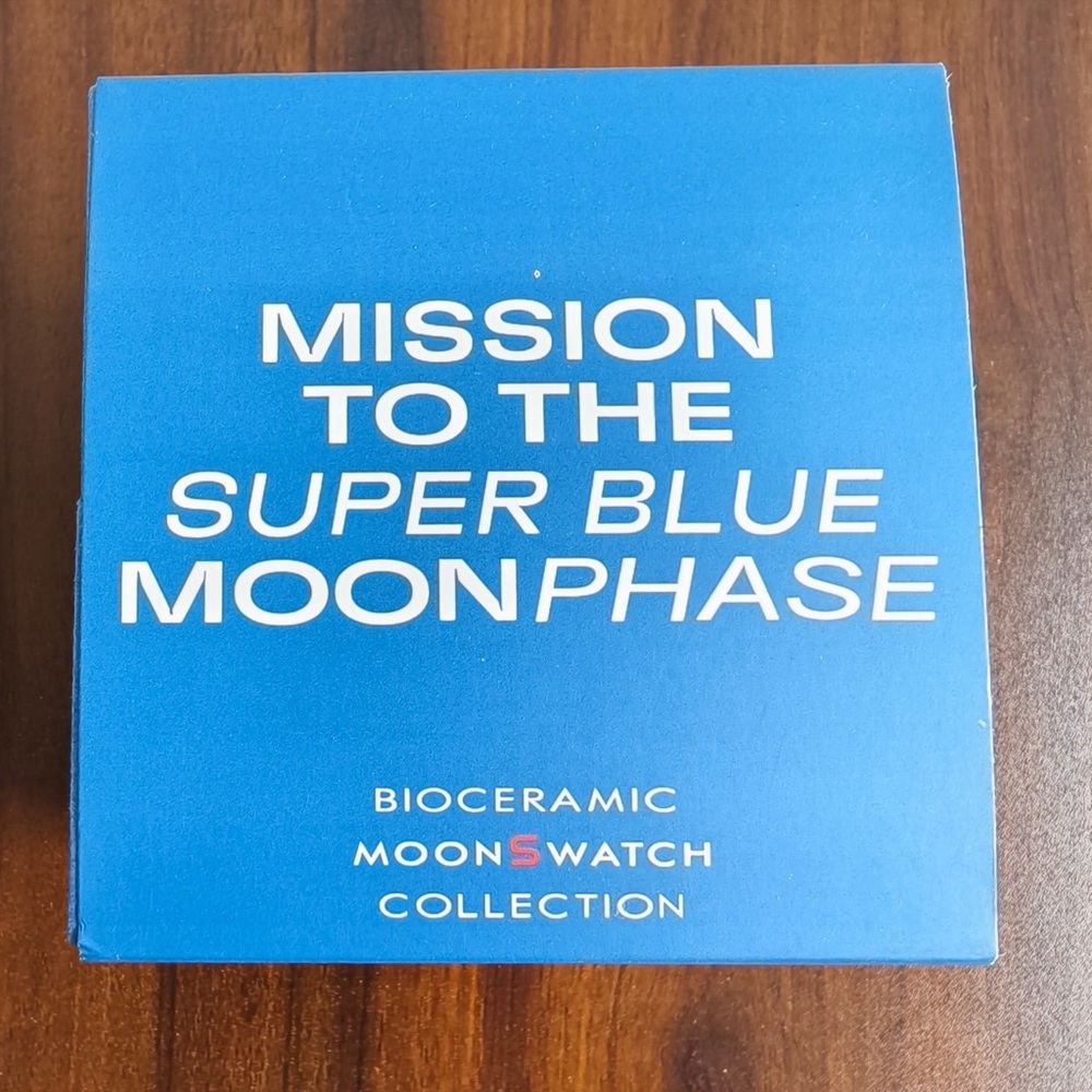 Swatch X Omega Moonswatch Mission To The Super Blue Moonphase Watch - Picture 5 of 5